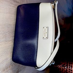 Kate Spade shoulder bag and navy and white